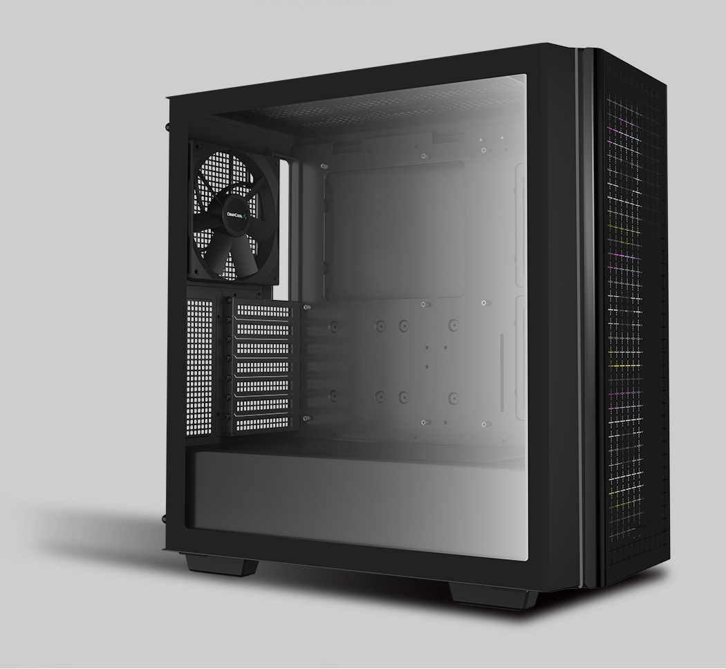 DeepCool CG540 Mid-Tower ATX Case, Tempered Glass Front and Side